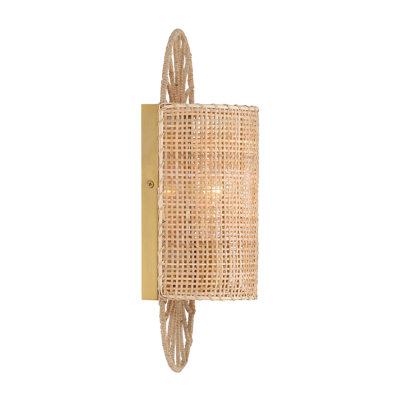 Waverly 1-Light Sconce in Warm Brass