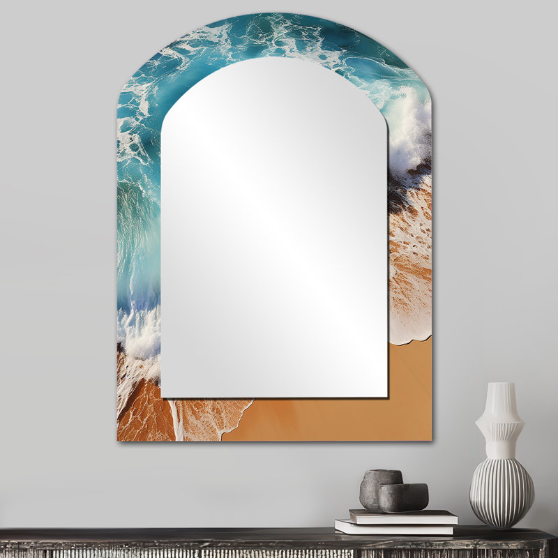 Miroir mural Tropical Beach, 34 po x 25 po