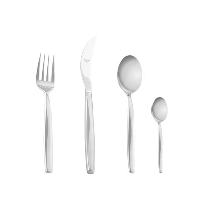 Ensemble de 24 pièces Acier inoxydable Sassonia