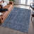 Premium Machine Washable Ducote AMF1145 Damask Rug-455780587