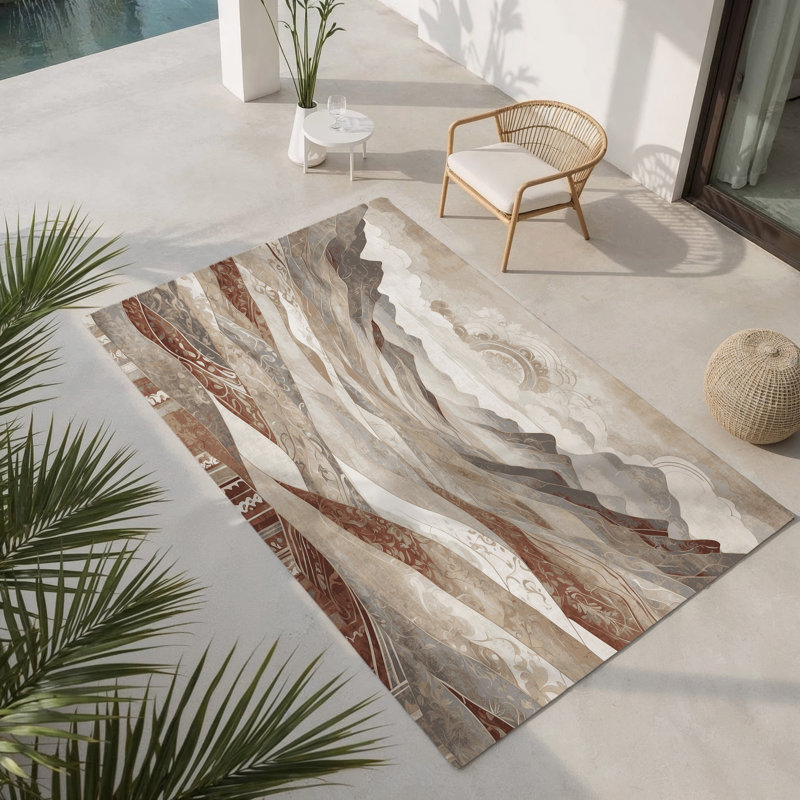 Tapis intérieur et extérieur Desert Breeze, Rectangle 1 pi 6 po x 2 pi 6 po