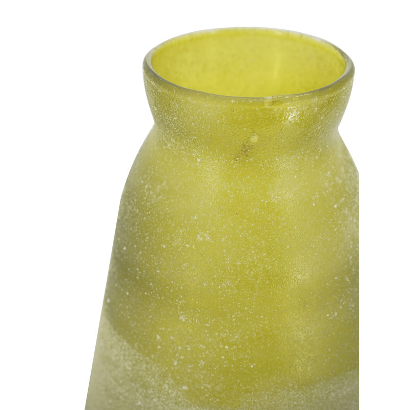 Vase en verre D6.5X12.5 "