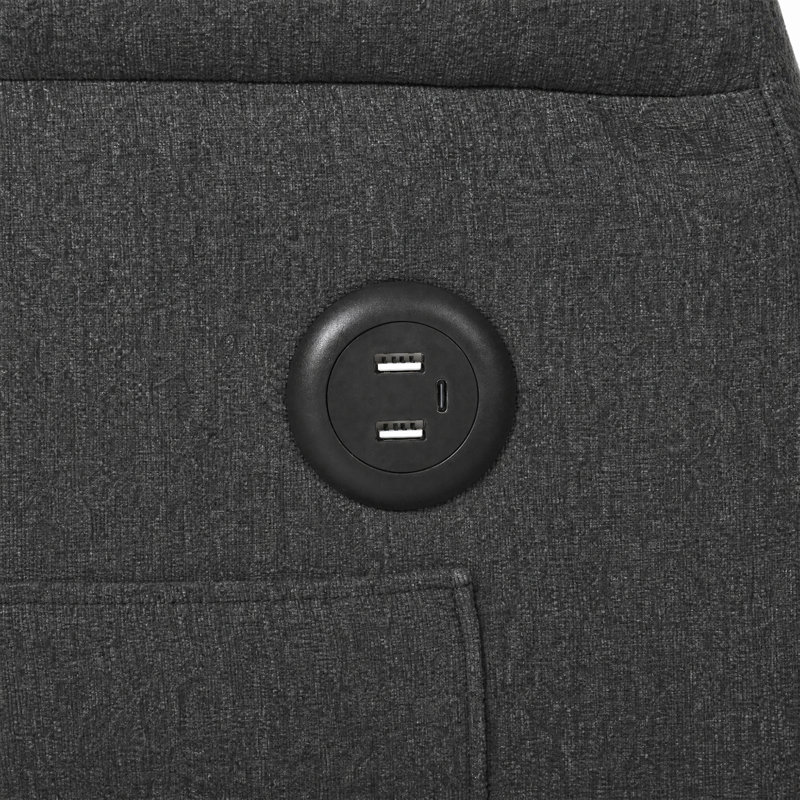 Sofa, Grey Chenille