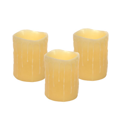 Unscented Flameless Pillar Candle
