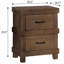 Ensemble de 2 tables de chevet modernes pour la vie, table de chevet pour la chambre à coucher