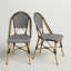Chaise d'appoint de patio en osier / rotin Casidy-449453927