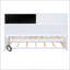Lit de jour simple avec tablettes de rangement-425292341