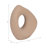 Decorative Vase Stoneware Ceramic Modern Sculptural Accent with Circular Open Center and Contemporary Artistic Silhouette for Glam Inspired Design Displays and Modern Style Arrangements-1788022165