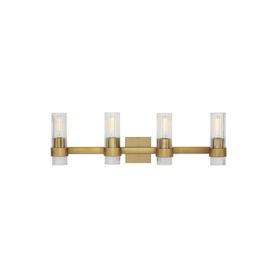 Éclairage de salle de bain à intensité variable 4 lumières Bridgwater par Chapman & Myers