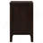 Garrett Cappuccino 2-Drawer Rectangular Nightstand