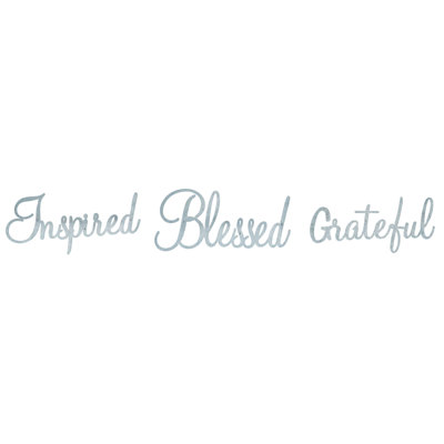  Metal Hanging Inspirational Words Set of 3 Spring Home Decorations