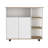 Kitchen Island, One Cabinet, Four Open Shelves