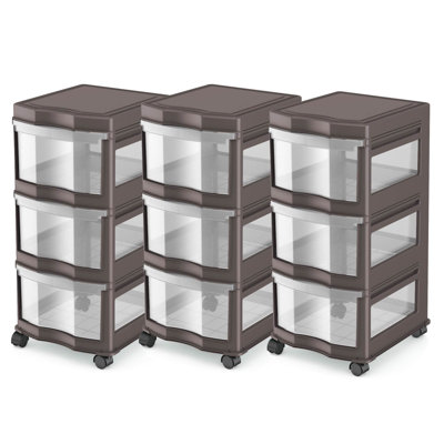 3 Drawer Storage Drawer