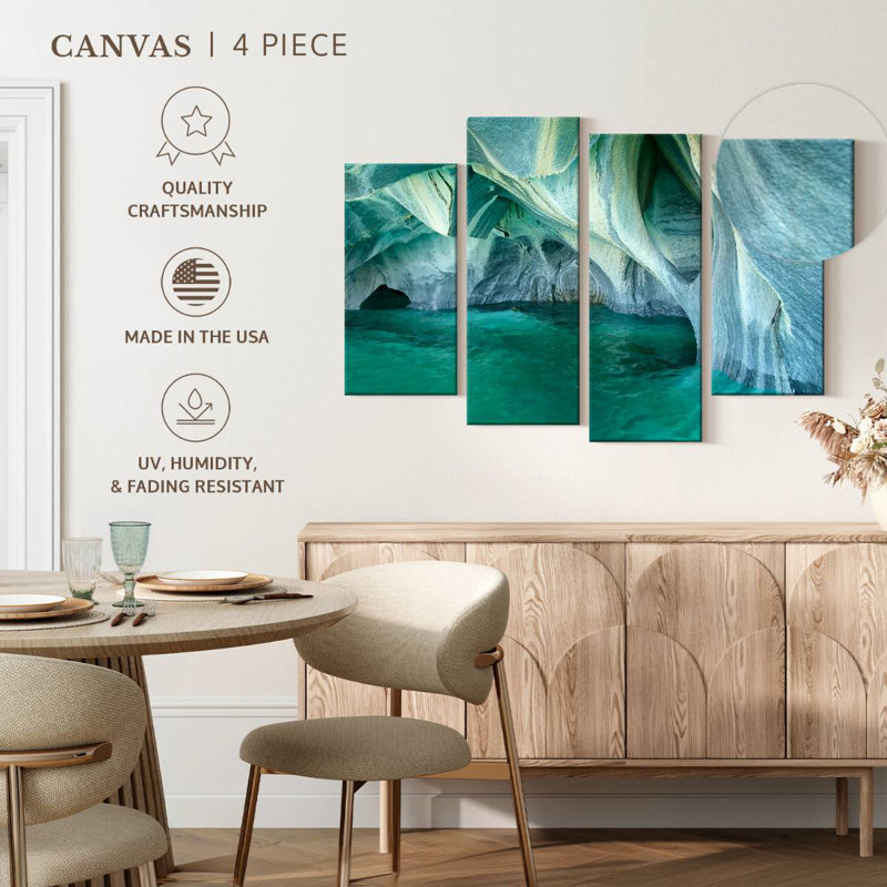 Alvord Marble Caves Carrera Lake, 22" H x 36" W