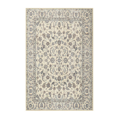 Tapis décoratif beige oriental ayaana