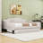 Full Upholstered Tufted Daybed with Twin Trundle