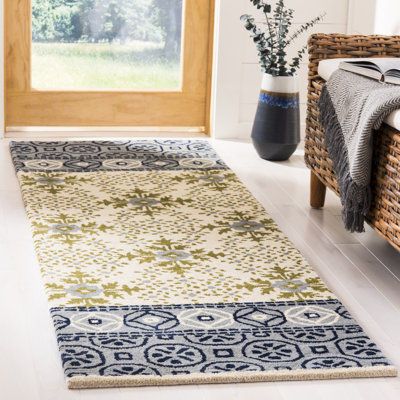 Pooler Hand Tufted Wool Geometric Rug