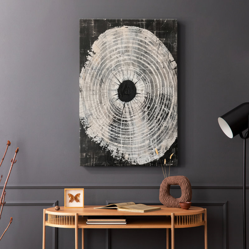 Série ABSTRACT CLXV - Toile tendue avec châssis Premium - Prêt à être accroché, H 36 po x l 24 po