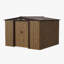 8x8FT Apex Roof Metal Garden Storage Shed with Sliding Door-133698271