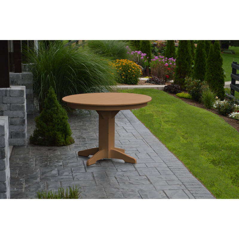 Nettie 4 - Person Patio Dining Set with Round Table, Cedar