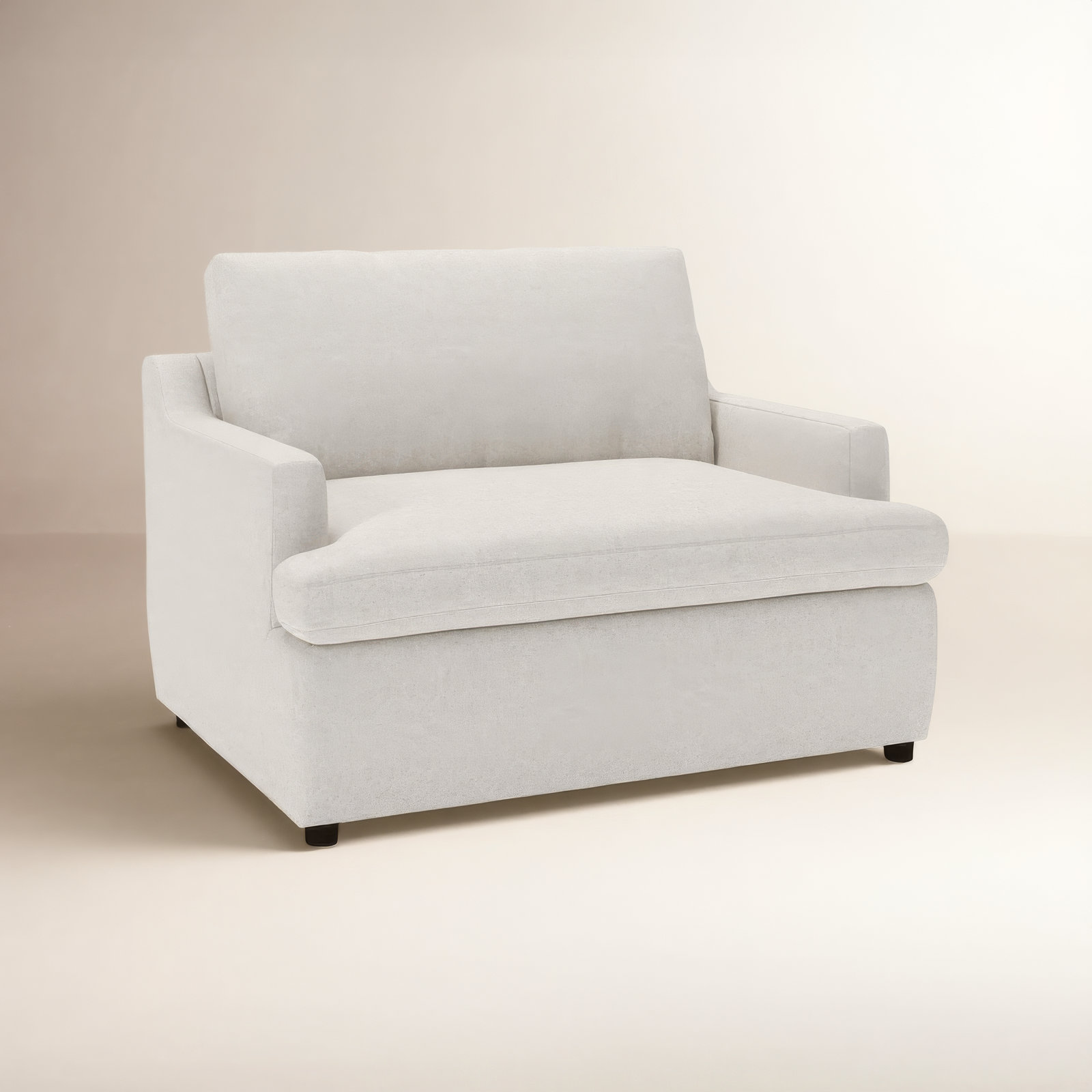 Essex Chair And A Half, Macarena Light Gray Basketweave