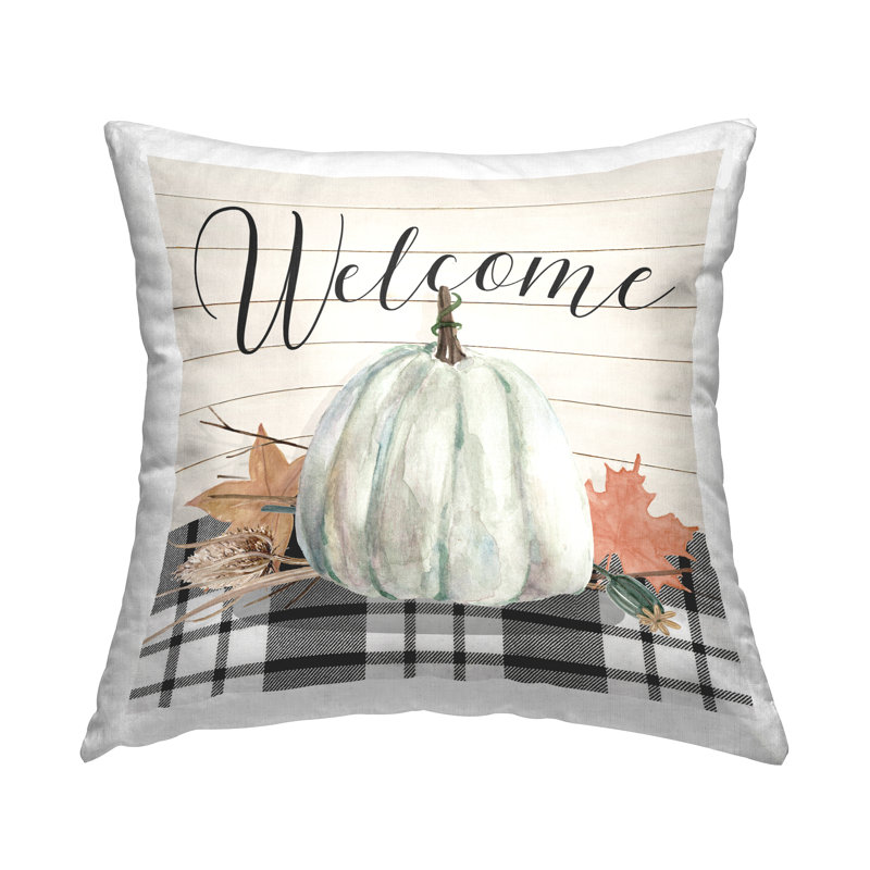 Robichaux Plaid Polyester Throw Pillow