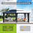 Hardtop Double-Roofed Aluminum Patio Gazebo Multiple Sizes-83665767