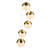 Ravello 5-Light Height Adjustable ETL Certified Integrated LED Chandelier with Globe Shades-65216909