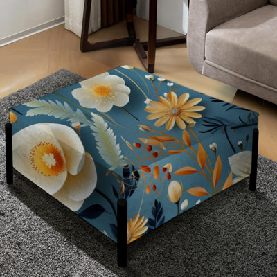 Motif côtier à motif floral et faune côtière Coastal