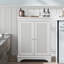 Rattan Storage Cabinet With Adjustable Partition