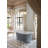 Reverie Eight-Light Drum Chandelier - Hammered SS Shade & Textured Crystals-598773637