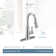 Moen Belfield Smart Touchless Pull Down Sprayer Kitchen Faucet with Voice Control and Power Boost