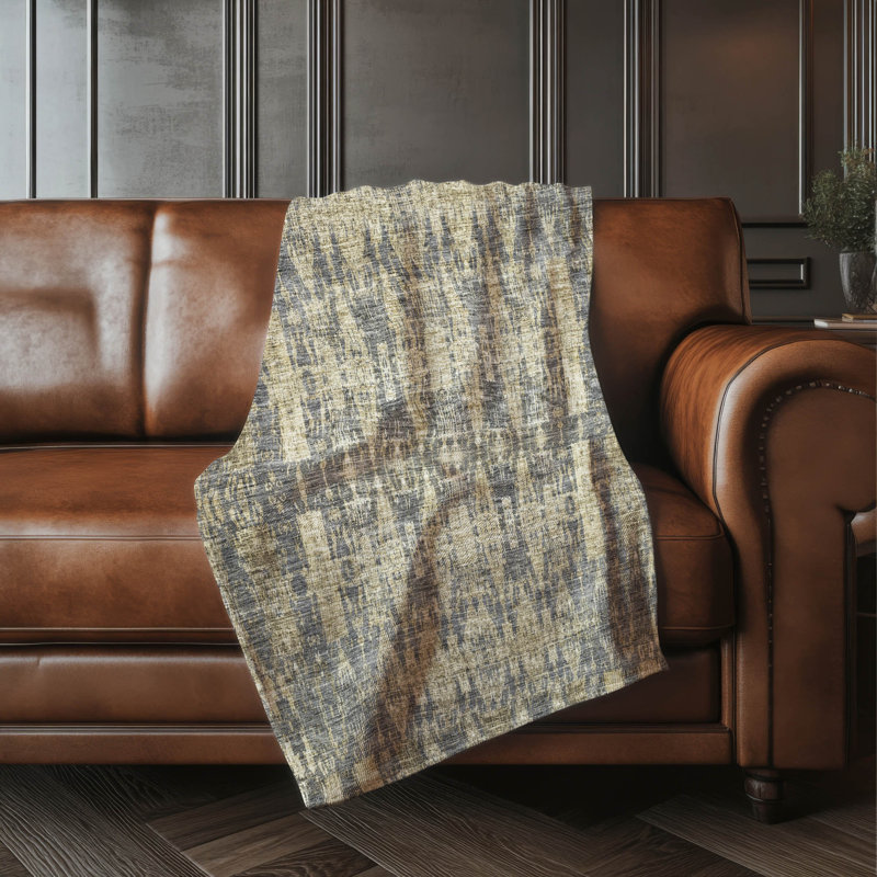 Jeté marocain Sherpa ASB580 Addison, Gris