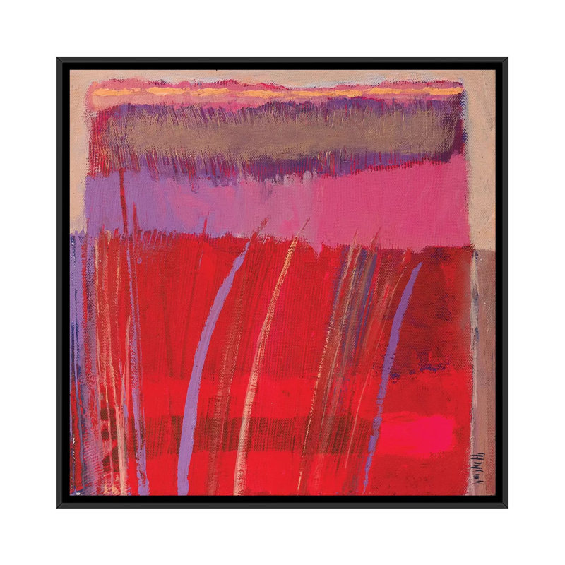 « wé écossais composition », impression sur toile, H 18 po x l 18 po x P 1,5 po, Toile avec cadre noir, Pas de tapis