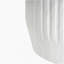 Table d'appoint d'extérieur sculptée Cicci, blanc-85830616