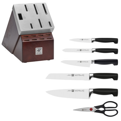 ZWILLING Four Star 7-Piece Self-Sharpening Block Set