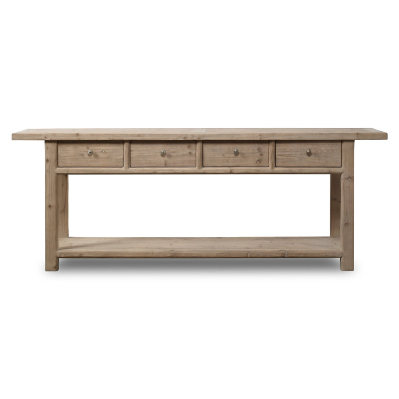 91'' Solid Wood Console Table