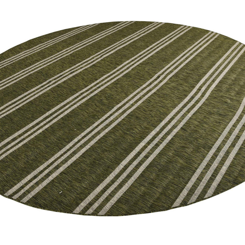 Tapis intérieur / extérieur Anguilla, Rond 10 pi 8 po