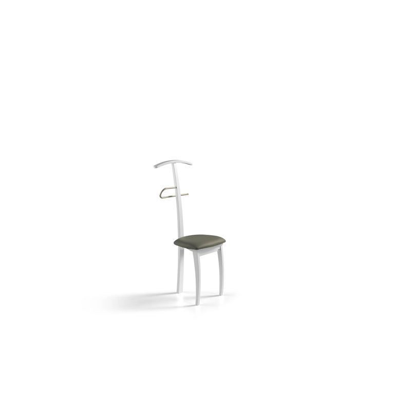 Erich Freestanding Valet Stand, White