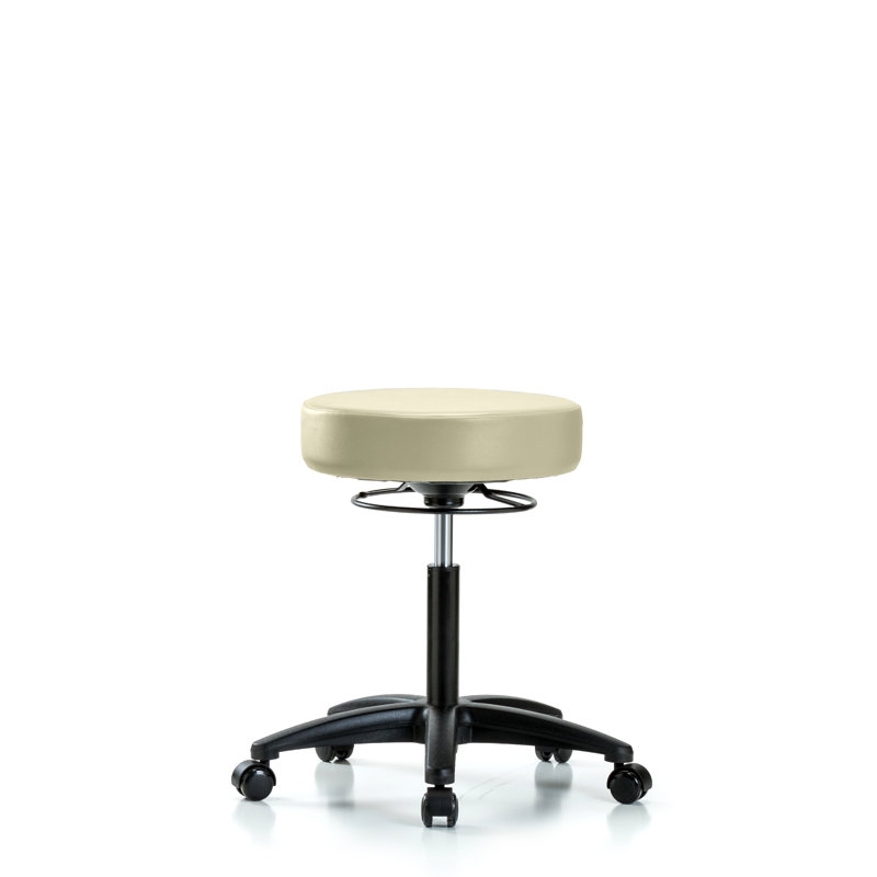 Tabouret de laboratoire à hauteur réglable Phoebe, Adobe, Roulettes