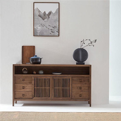 Buffet simple en bois massif