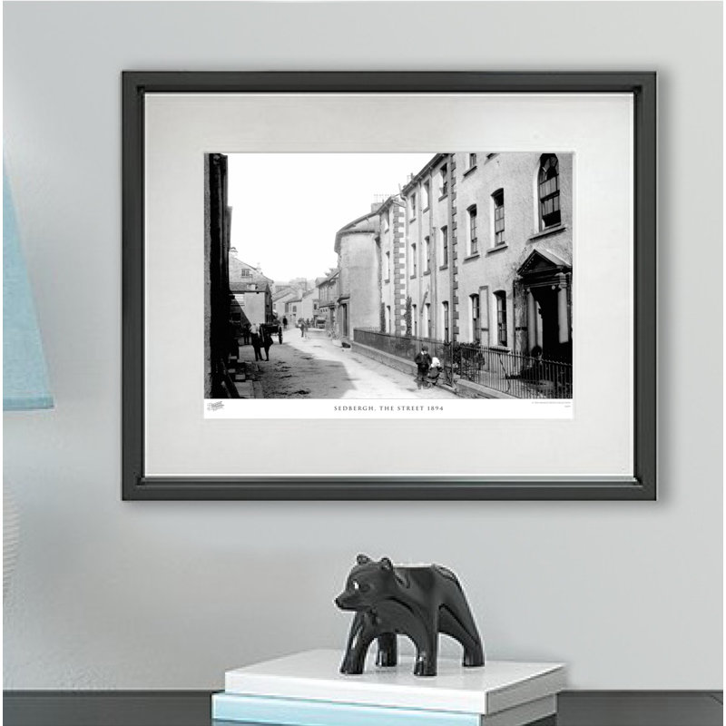 Sedbergh, The Street 1894 - Single Picture Frame Print, 45cm H x 60cm W x 2.3cm D