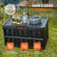 Collapsible Plastic Storage Bin Set
