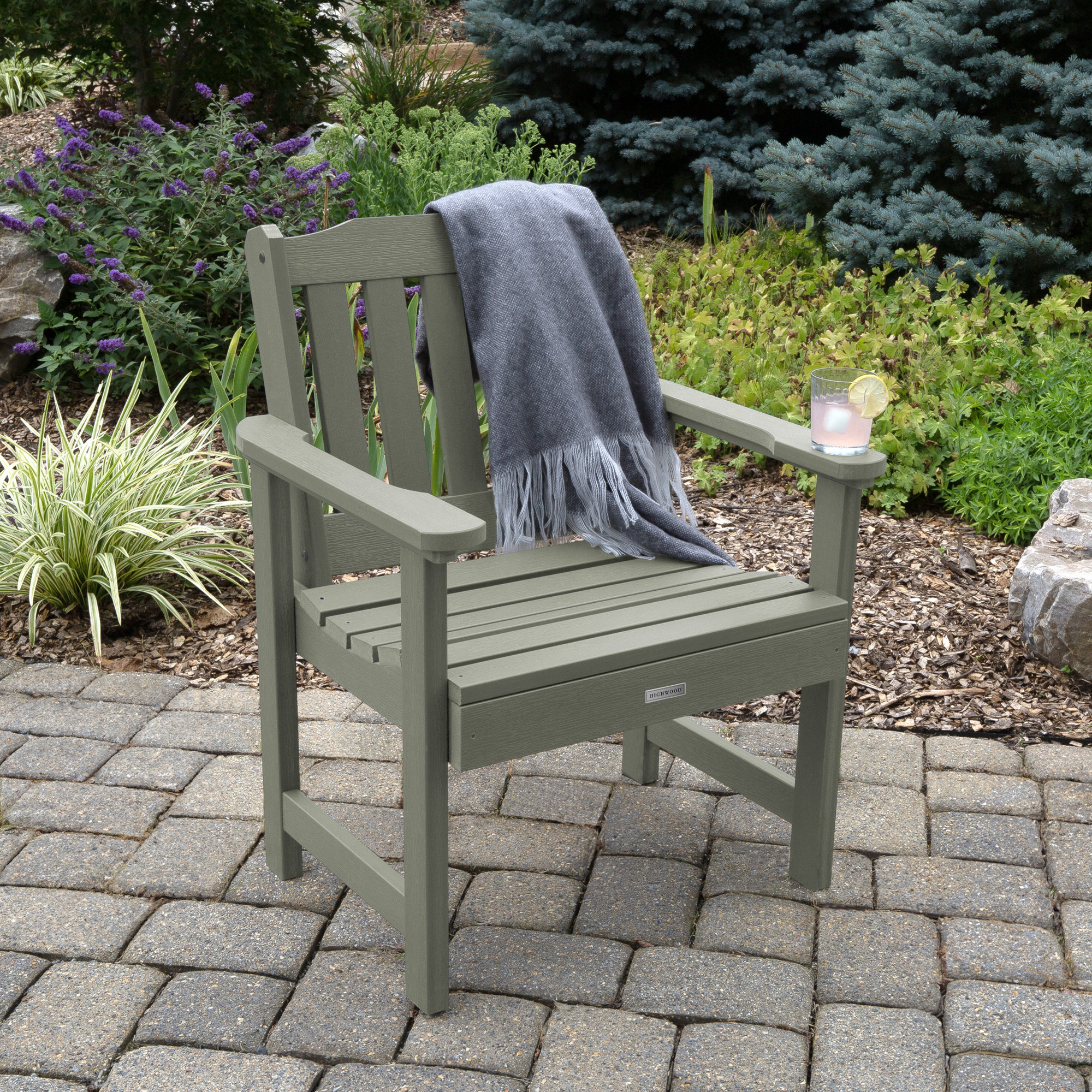 Outdoor Lounge Chair, Eucalyptus