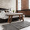 Banc en bois massif Mccorkle