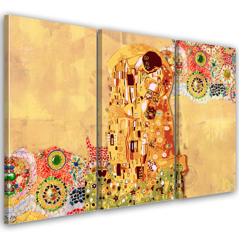 Fulfillment Of A Woman - 3 Piece Wrapped Canvas Print Set, 40cm H x 60cm W