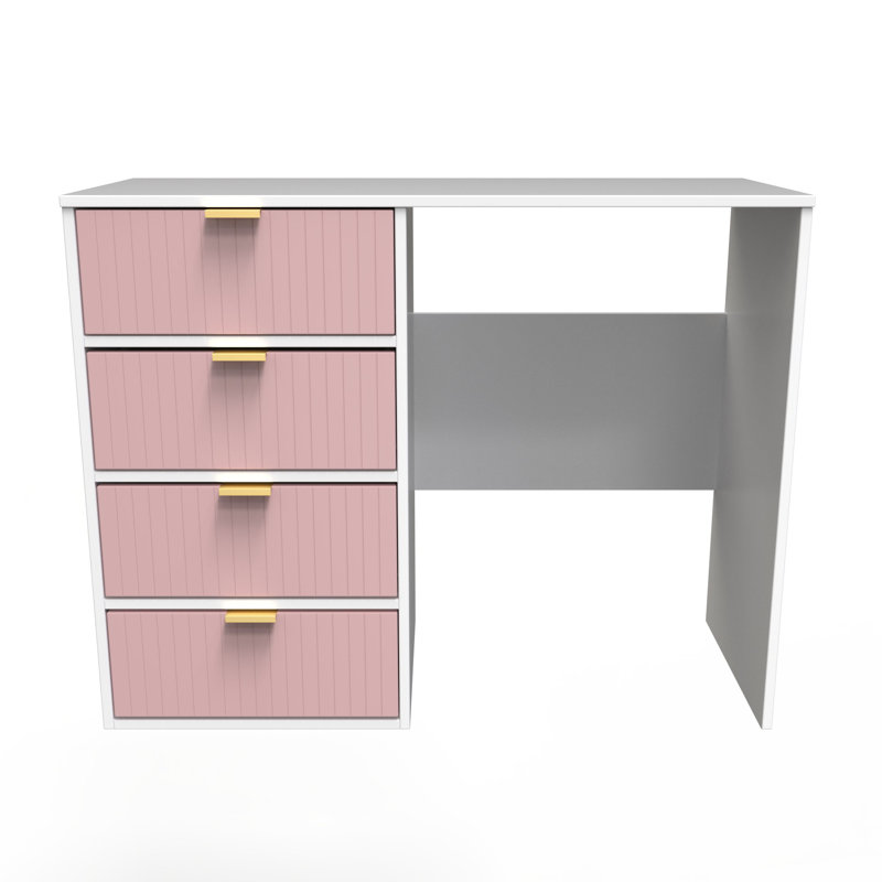 Beranda Dressing Table, Kobe Pink/White