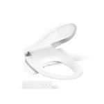 PureWash E700 Elongated Heated Bidet Toilet Seat with Remote Control, Bidet Warm Water