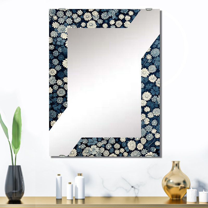 Falana - Miroir mural minimaliste côtier MIR132904, 32 po x 24 po
