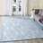 Harger Hand Tufted Wool/Viscose Geometric Rug in Blue-616729483